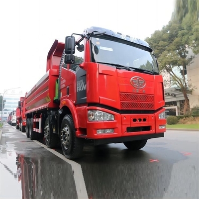 23 Ζεστό μεταχειρισμένο FAW Jiefang J6M 8X4 371 375hp Dump Truck Oshiba Μηχανή 280 HP Αυτοκίνητο