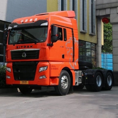 460 HP 6X4 Κατευθυντήρας ρυμουλκούμενου Sinotruk Shondeka SITRAK G7 με αυτόματο κλιματισμό