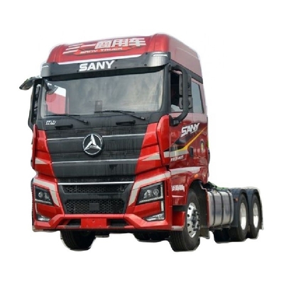 Τριάδα 460 HP 6X4 βαρύ φορτηγό κεφαλή 0 km Τρακτέρ με 360° πίσω κάμερα