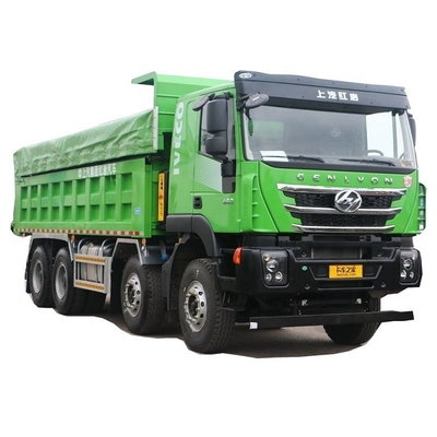 Ζεστό μεταχειρισμένο 0 χλμ Saic Hongyan Jieshi C6 460hp 8X4 6.7m AMT αυτόματο φορτηγό σκουπιδιών