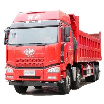 460HP Faw Jiefang J6P βαρύ φορτηγό 8X4 8.8m φορτηγό σκουπιδιών για βαριά εργασίες κατασκευής