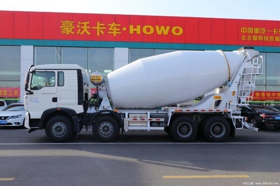 Μπουτίκ 340HP HOWO T5G 8X4 7.7 τετραγωνικό φορτηγό ανάμειξης σκυροδέματος για τις αγορές της χώρας