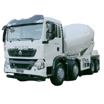 HOWO T5G 340HP 8X4 τετραγωνικό φορτηγό αναμειγνυτής σκυροδέματος με πρότυπο εκπομπών Euro 2/3/4/5