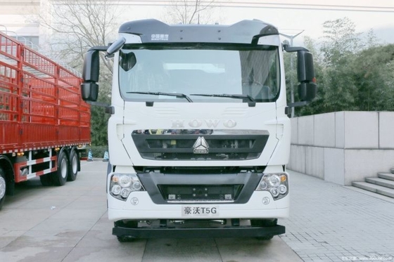 HOWO T5G 340HP 8X4 τετραγωνικό φορτηγό αναμειγνυτής σκυροδέματος με πρότυπο εκπομπών Euro 2/3/4/5