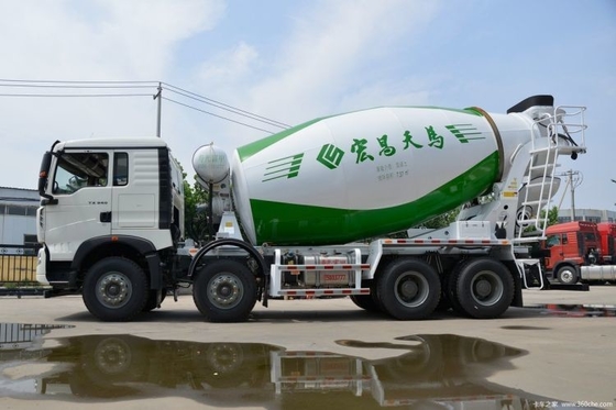 Sinotruk HOWO TX6 340 HP 8X4 7,37 τετραγωνικό φορτηγό-μείκτη σκυροδέματος για τις απαιτήσεις του πελάτη