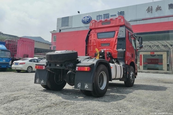 Χρησιμοποιούμενο φορτηγό Faw Jiefang J6M 350HP 4X2 Τρακτέρ βαρύ φορτηγό με εναέρια ανάρτηση και κάθισμα οδηγού