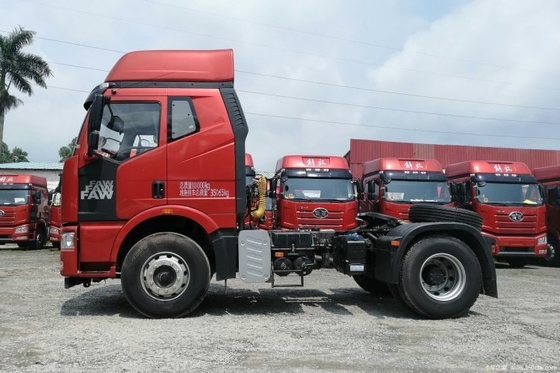 Χρησιμοποιούμενο φορτηγό Faw Jiefang J6M 350HP 4X2 Τρακτέρ βαρύ φορτηγό με εναέρια ανάρτηση και κάθισμα οδηγού
