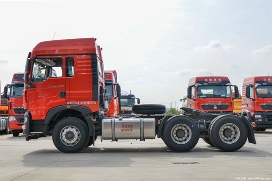 HOWO TX7 βαρύ φορτηγό 460 ίππων Τράκτης 6X4 με χωρητικότητα δεξαμενής καυσίμου ≥ 600L και τροχό κίνησης 6x4