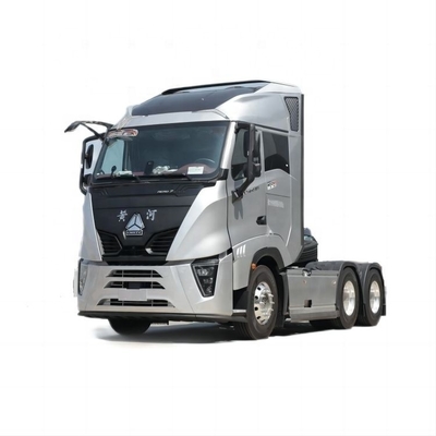 Μεγάλη χωρητικότητα φορτίου 570HP Κίτρινο ποτάμι X7 βαρύ φορτηγό 6X4 AMT αυτόματο ελκυστήρα 23 χρόνια