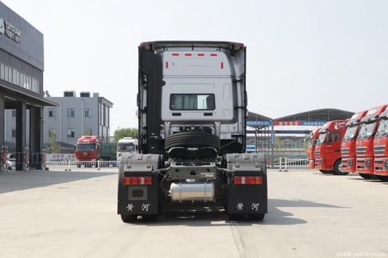 Μεγάλη χωρητικότητα φορτίου 570HP Κίτρινο ποτάμι X7 βαρύ φορτηγό 6X4 AMT αυτόματο ελκυστήρα 23 χρόνια
