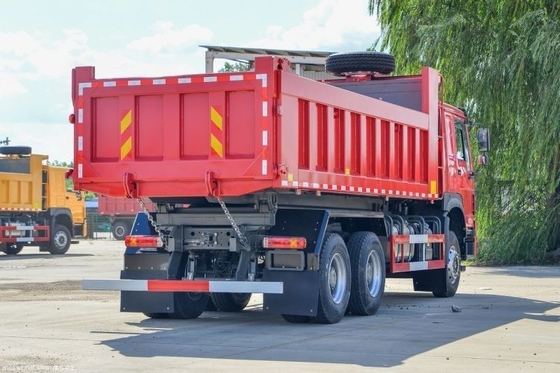 Χρησιμοποιημένο Εθνικό βαρύ φορτηγό HOWOV7 6X4 6m φορτηγό απορριμμάτων ACC Cruise Control και εγγυημένη