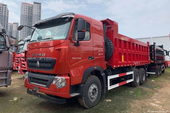31-40T χωρητικότητα Εθνικό βαρύ φορτηγό HOWO TH7 6X4 6 μέτρα φορτηγό ντάμπινγκ με 510 ίππους