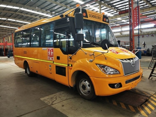24 θέσεις σχολικό λεωφορείο Dongfeng με 85 μέγιστη ισχύ και 6-8L χωρητικότητα κινητήρα