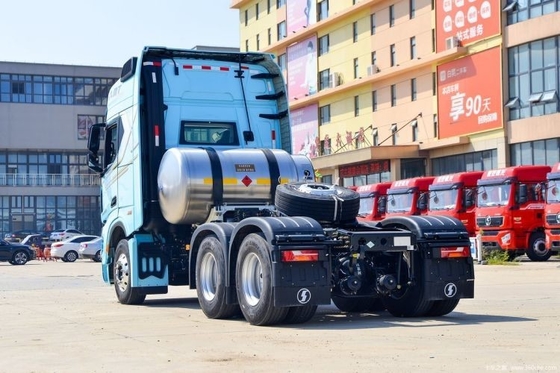 Shaanxi Qi Delong X6000 4*2 6*6 6*4 371 375 CNG LNG φορτηγό έλξης με κιβώτιο