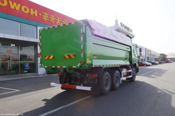2 επιβατών Εθνικό βαρύ φορτηγό HOWO 8x4 6x4 φορτηγό απορριμμάτων με ABS και 340HP