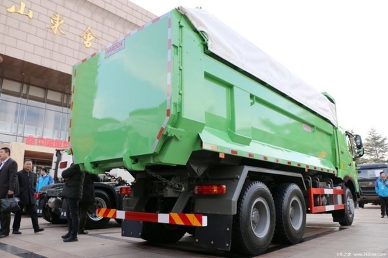 Εθνικό βαρύ φορτηγό HOWO-70 km 380hp 8X4 6X4 375 371hp φορτηγό απορριμμάτων με σύστημα ESC