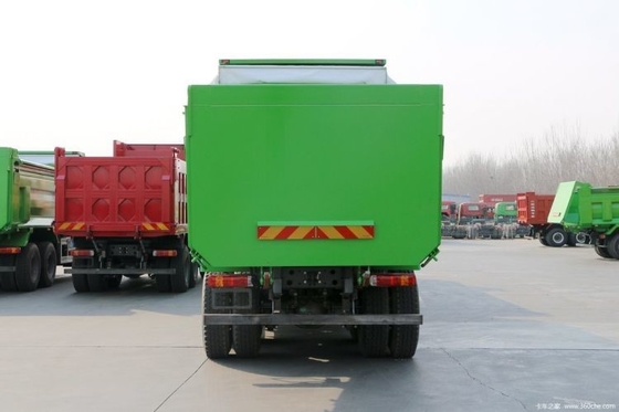 Εθνικό βαρύ φορτηγό HOWO 6X4 371hp φορτηγό απορριμμάτων για 2 επιβάτες 10 ελαστικά 340hp στην καλύτερη περίπτωση