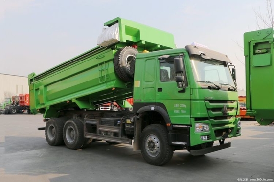 Εθνικό βαρύ φορτηγό HOWO 6X4 371hp φορτηγό απορριμμάτων για 2 επιβάτες 10 ελαστικά 340hp στην καλύτερη περίπτωση