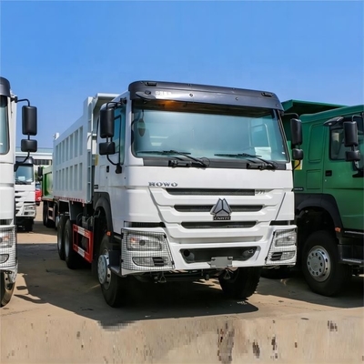 375HP 8X4 6X4 φορτηγό σκουπιδιών Χρησιμοποιούμενο HOWO-7 βαρύ φορτηγό με ηλεκτρονικό σύστημα ελέγχου σταθερότητας