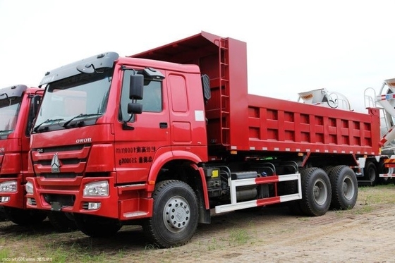 Χρησιμοποιούμενο βαρύ φορτηγό 0 χλμ HOWO-7 380hp 6X4 375hp 371hp φορτηγό απορριμμάτων με 2 καθίσματα επιβατών