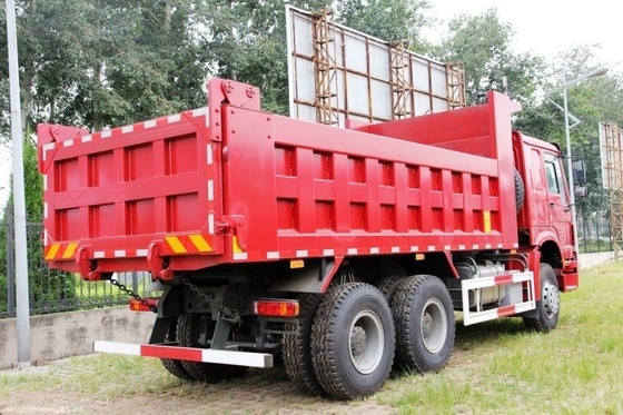 Χρησιμοποιούμενο βαρύ φορτηγό 0 χλμ HOWO-7 380hp 6X4 375hp 371hp φορτηγό απορριμμάτων με 2 καθίσματα επιβατών