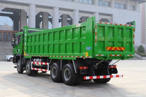 Το Shaanxi Auto Delong X3000 460HP 8X4 6X4 φορτηγό απορριμμάτων με διαστάσεις 10.95x2.55x3.5