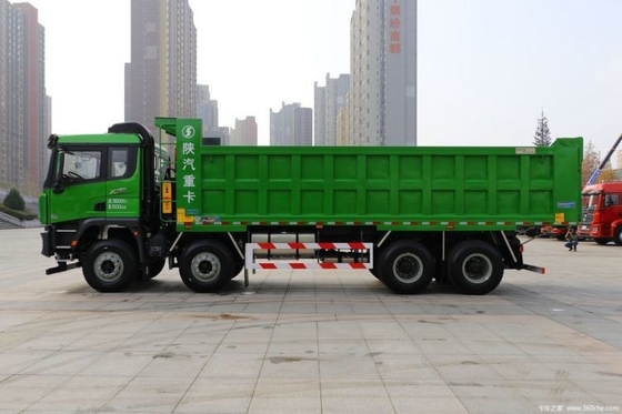 Το Shaanxi Auto Delong X3000 460HP 8X4 6X4 φορτηγό απορριμμάτων με διαστάσεις 10.95x2.55x3.5
