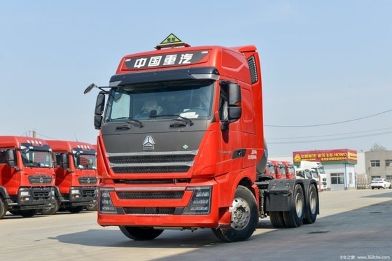 6 κυλίνδροι HOWO TH7 4*2 6*4 Τρακτέρ CHG LNG Truck Head για μεταφορά επικίνδυνων εμπορευμάτων