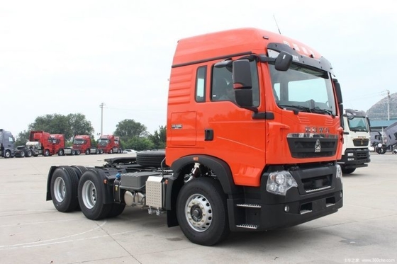 Χρησιμοποιούμενο HOWO TX7 4*2 6*4 430HP CHG LNG Truck Head με ατμοσφαιρική ανάρτηση και κάθισμα οδηγού