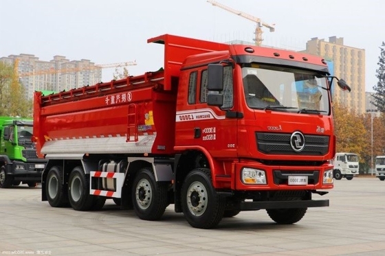 Τομέας βαρέος φορτηγό Shaanxi Auto βαρέος Carter 8X4 12 Προχωρητικό αριθμό μεταφοράς φορτηγό απορριμμάτων