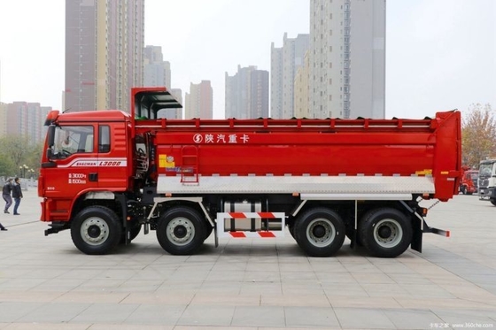 Τομέας βαρέος φορτηγό Shaanxi Auto βαρέος Carter 8X4 12 Προχωρητικό αριθμό μεταφοράς φορτηγό απορριμμάτων