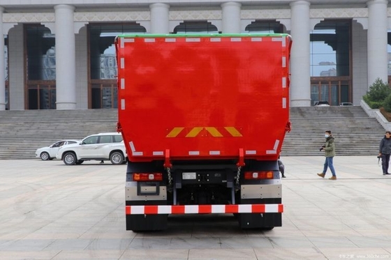 Τομέας βαρέος φορτηγό Shaanxi Auto βαρέος Carter 8X4 12 Προχωρητικό αριθμό μεταφοράς φορτηγό απορριμμάτων