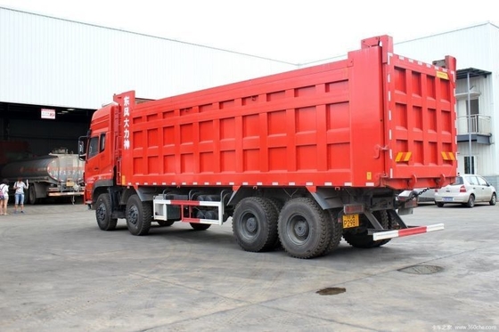 375HP 8X4 Dongfeng Εμπορικό Οχήμα 0km Αυτοκίνητο 8.6m Dump Truck με 451-500HP ίππους