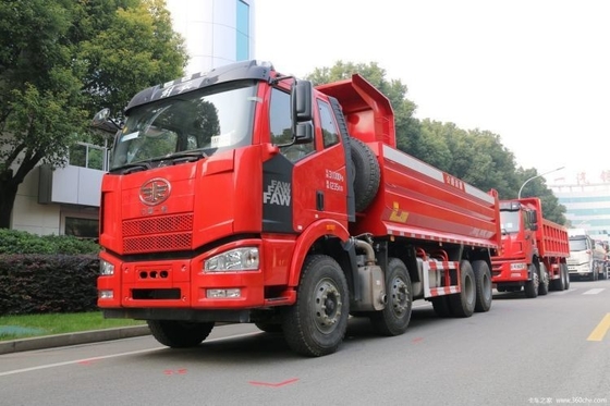 23 Ζεστό μεταχειρισμένο FAW Jiefang J6M 8X4 371 375hp Dump Truck Oshiba Μηχανή 280 HP Αυτοκίνητο