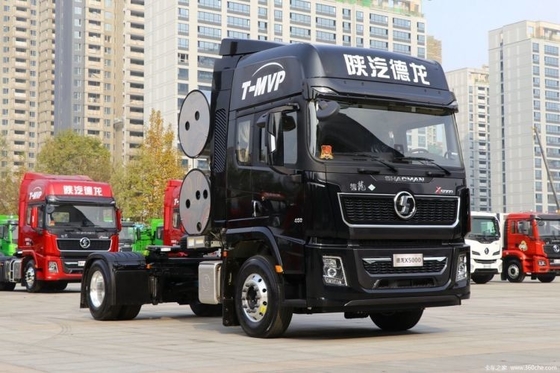 Υψηλό GVW Shaanxi Auto X5000 460hp 4X2 LNG ρυμουλκούμενο κεφάλι φορτηγού για βαριά μεταφορά