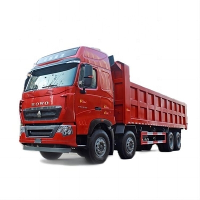 23 Ειδικές πωλήσεις βαρέων αυτοκινήτων HOWO T7H 371hp 375hp 6x4 8x4 Dump Truck ACC Cruise Control