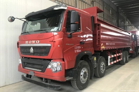 23 Ειδικές πωλήσεις βαρέων αυτοκινήτων HOWO T7H 371hp 375hp 6x4 8x4 Dump Truck ACC Cruise Control