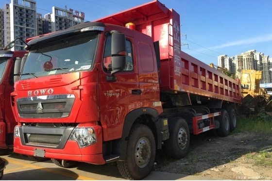 23 Ειδικές πωλήσεις βαρέων αυτοκινήτων HOWO T7H 371hp 375hp 6x4 8x4 Dump Truck ACC Cruise Control