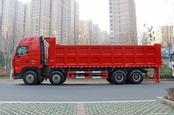 23 Ειδικές πωλήσεις βαρέων αυτοκινήτων HOWO T7H 371hp 375hp 6x4 8x4 Dump Truck ACC Cruise Control