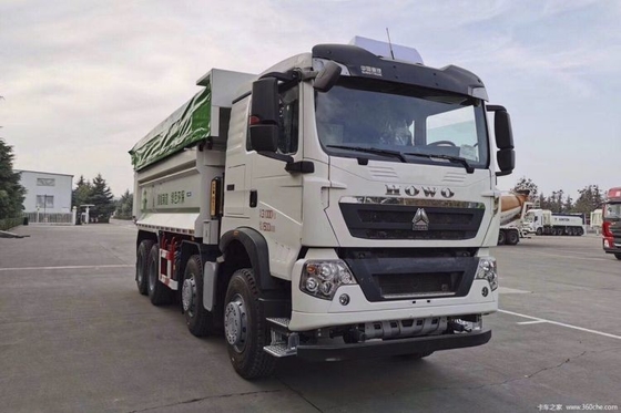 Εθνικό βαρύ φορτηγό HOWO TX 8X4 Dump Truck 350hp 371hp 0km με αριθμό μεταφοράς ανάποδα 2