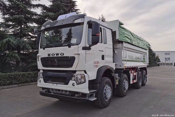 Εθνικό βαρύ φορτηγό HOWO TX 8X4 Dump Truck 350hp 371hp 0km με αριθμό μεταφοράς ανάποδα 2