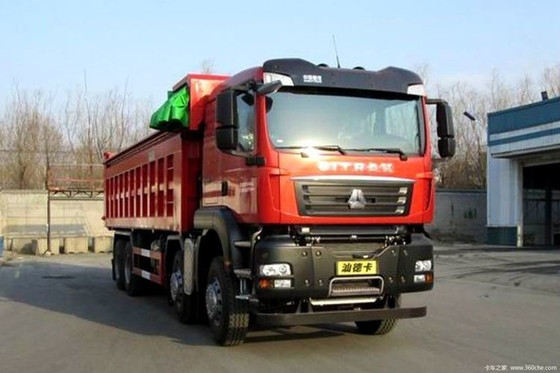 Εθνικό βαρύ φορτηγό Shan Deka SITRAK G7 500hp 6x2 8X4 Dump Truck για 360° πίσω κάμερα