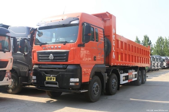 Εθνικό βαρύ φορτηγό Shan Deka SITRAK G7 500hp 6x2 8X4 Dump Truck για 360° πίσω κάμερα