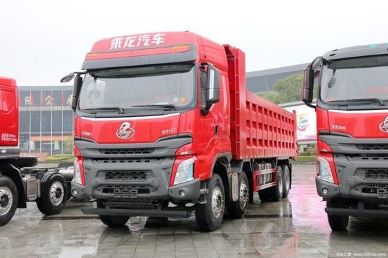 Δεύτερο χέρι Dongfeng Liuqi Chenglong H70 8X4 375hp 8.6m Dump Truck με συνδυασμένη ισχύ