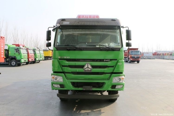 Εθνικό βαρύ φορτηγό HOWO 340hp 6X4 371 375hp 5.8m Περιβαλλοντικό φορτηγό απορριμμάτων σε ελκυστικό