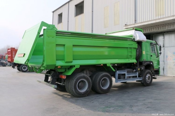 Εθνικό βαρύ φορτηγό HOWO 340hp 6X4 371 375hp 5.8m Περιβαλλοντικό φορτηγό απορριμμάτων σε ελκυστικό