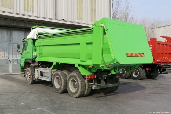 Εθνικό βαρύ φορτηγό HOWO 340hp 6X4 371 375hp 5.8m Περιβαλλοντικό φορτηγό απορριμμάτων σε ελκυστικό