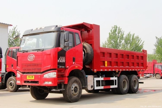 FAW J6P βαρύ φορτηγό 0 Km 350 HP 6X4 371 375HP 5.8m Dump Truck με αυτόματο παράθυρο