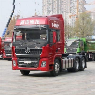 490 HP 6X4 Κεφαλή φορτηγού έλξης με 6 κυλίνδρους Shaanxi Automobile Heavy Cadron X5000