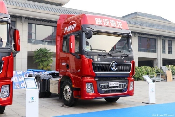490 HP 6X4 Κεφαλή φορτηγού έλξης με 6 κυλίνδρους Shaanxi Automobile Heavy Cadron X5000